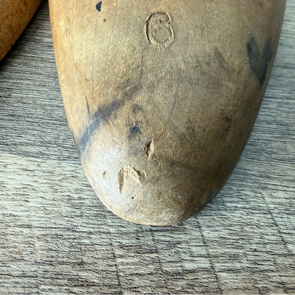 Antique Wooden Shoe Forms Inserts Stretchers Vintage Collectible Cobbler - Picture 11 of 12